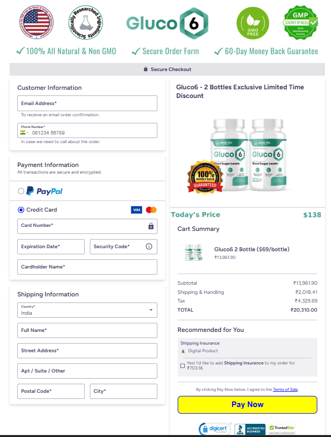glucoberry-order-page